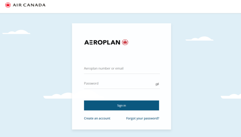 Aeroplan Website Login