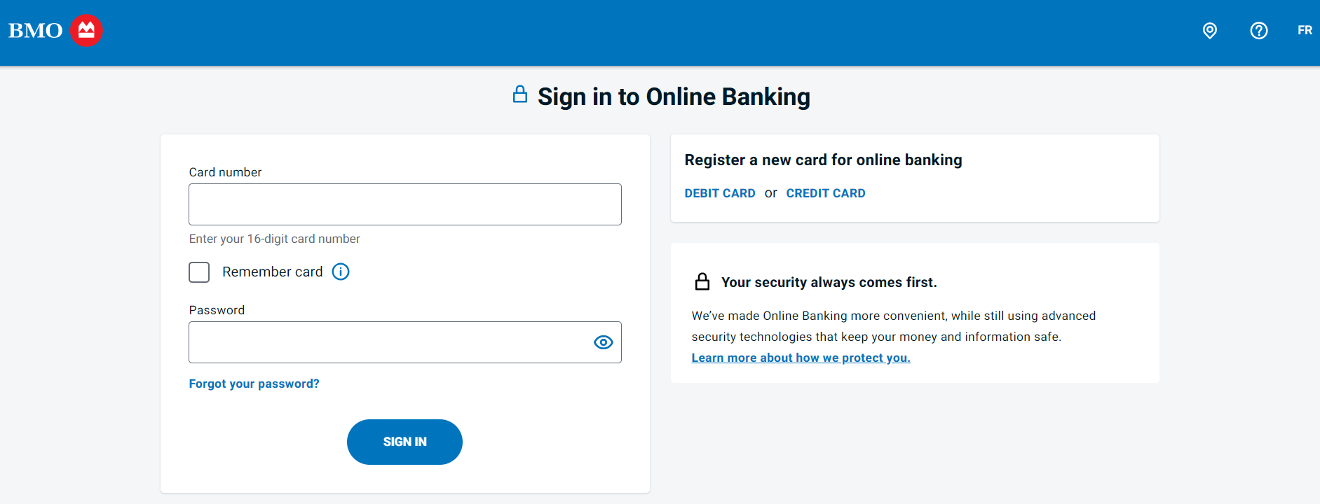 BMO Online Personal Banking Login