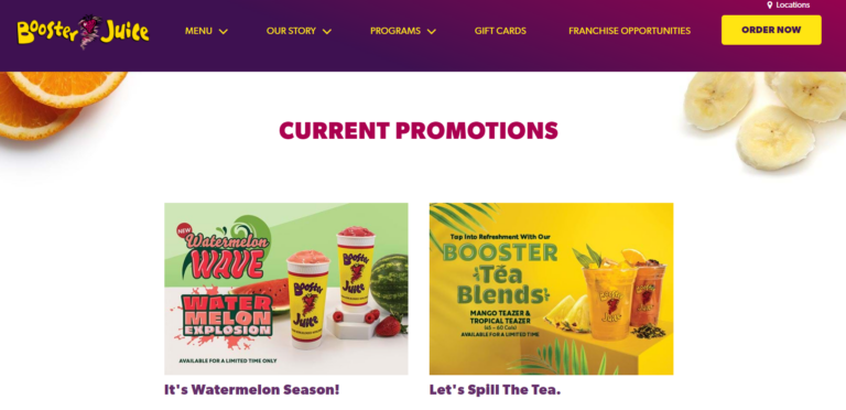 Booster Juice Coupons and Deals