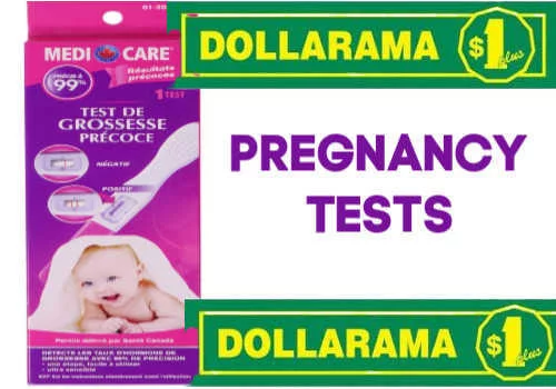 Dollarama Pregnancy Tests